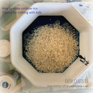 How to make rainbow rice step 4