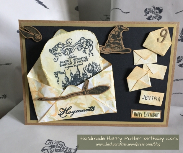 Harry Potter Card for Joint Blog Hop - Project Idea 